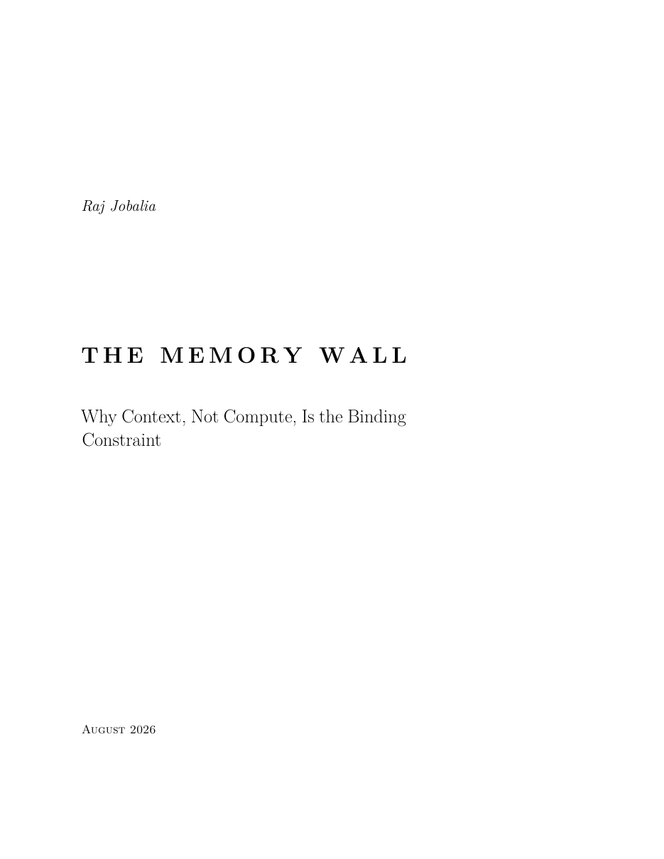 Cover of The Memory Wall
